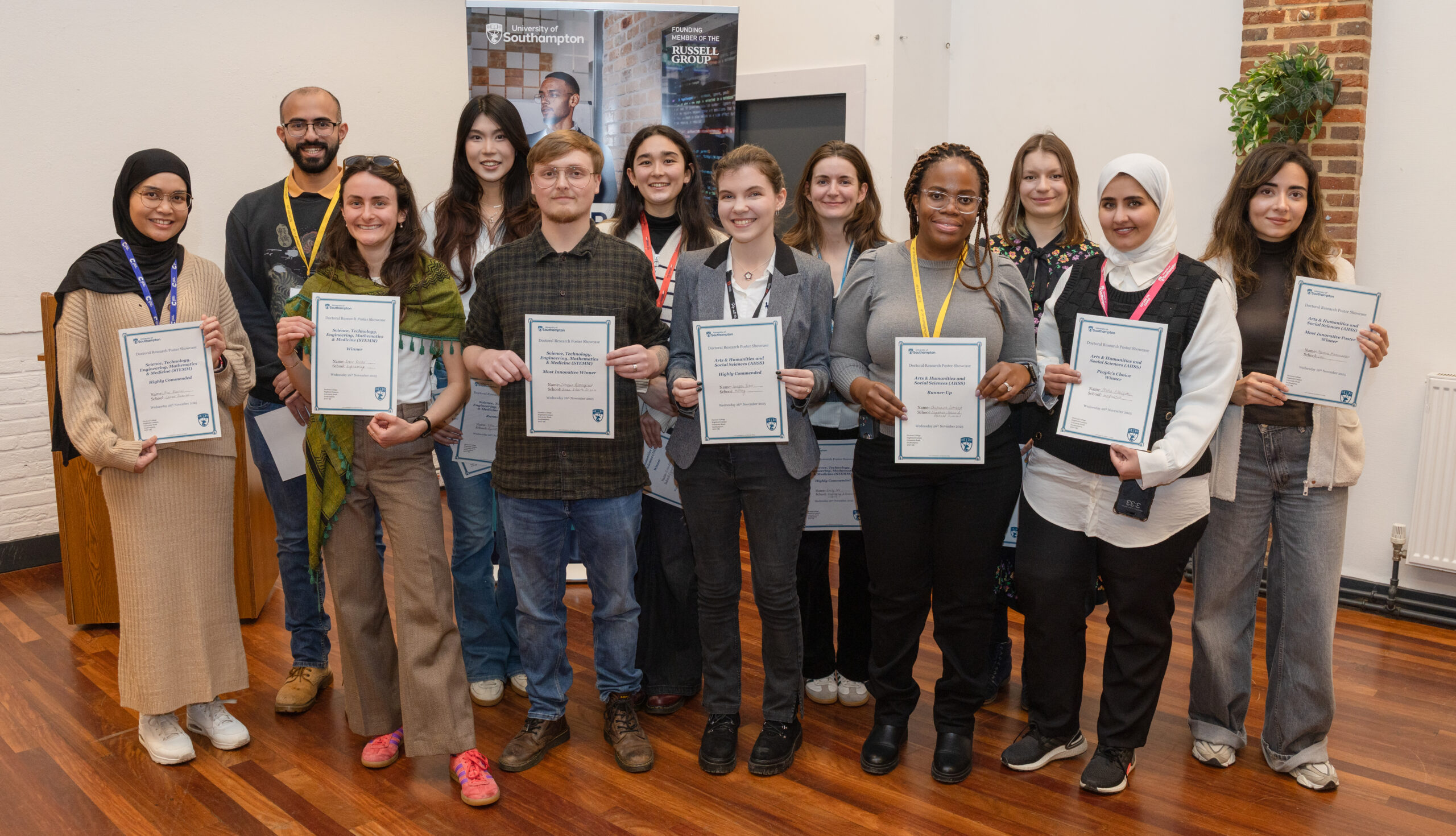 Celebrating doctoral research at our PGR poster showcase